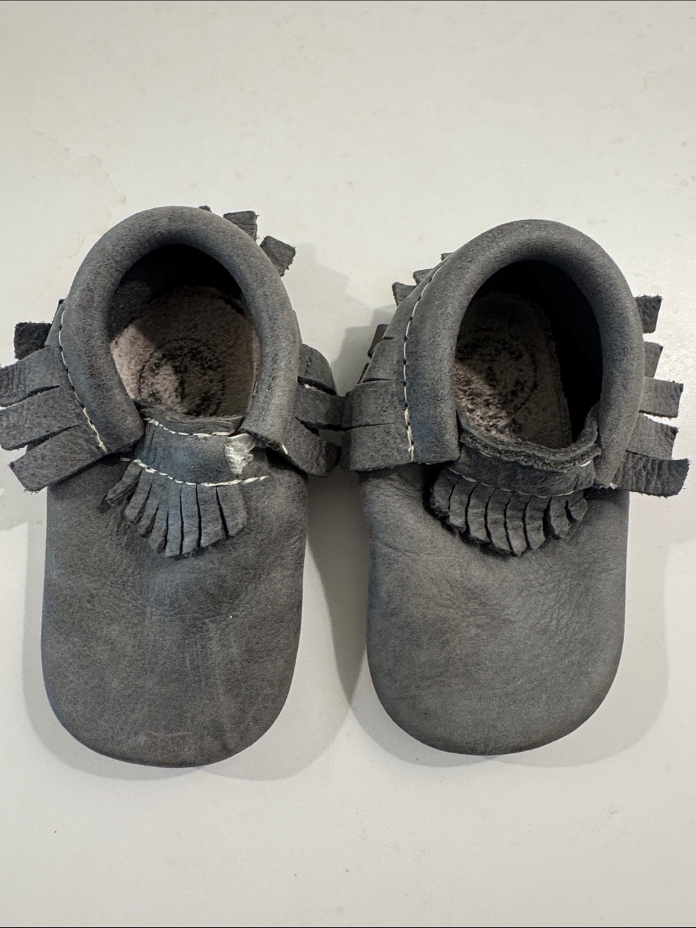 Freshly Picked Gray Moccasins